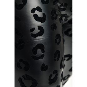 Leggings La ModÄƒ Din ImitaÈ›ie De Piele, Negru