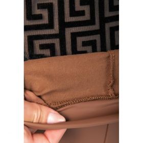 Pantaloni Din Imitatie De Piele, Maro