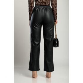 Pantaloni Din Imitatie De Piele, Negri
