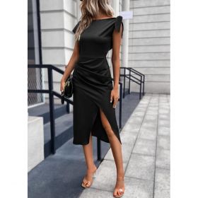 Rochie Midi ElegantÄƒ, NeagrÄƒ