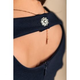 Rochie Mini LejerÄƒ Cu MÃ¢neci Largi, AlbastrÄƒ