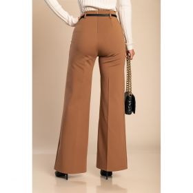 Pantaloni Lungi Eleganti Evazati, Camel