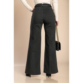 Pantaloni Lungi Eleganti Evazati, Gri