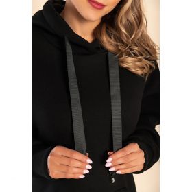 Rochie Midi Din Bumbac, Neagra