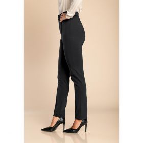 Pantaloni Eleganti Cu Talie Elastica, Negri