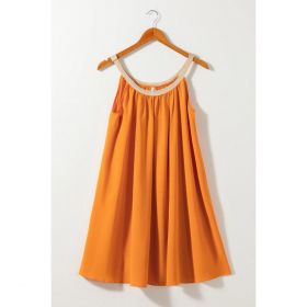 Rochie Mini LargÄƒ, Portocalie