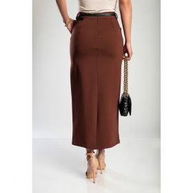 Fusta Midi Eleganta, Maro