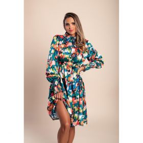 Rochie Mini ElegantÄƒ Cu Imprimeu, Verde