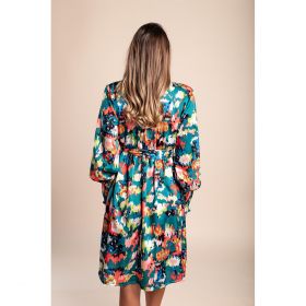 Rochie Mini ElegantÄƒ Cu Imprimeu, Verde