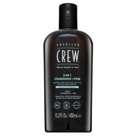 American Crew 3-in-1 Chamolie + Pine șampon, balsam și un gel de duș 450 ml