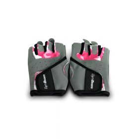 Mănuși fitness pentru femei Camo Pink - GymBeam