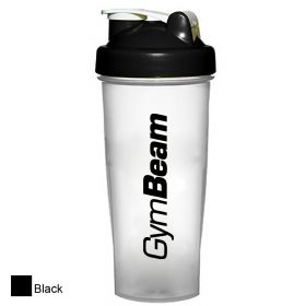 Shaker Blend Bottle transparent-negru 700 ml - GymBeam