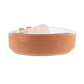 Centură fitness din piele Brown - GymBeam