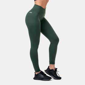 Colanți pentru femei Classic Hero High Waist Green - NEBBIA