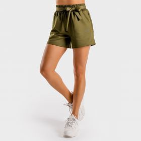 Pantaloni scurți pentru femei Do Knot Shorts Khaki - SQUATWOLF