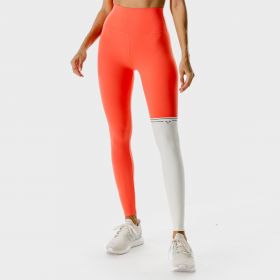 Colanți pentru femei LAB360º Colour Block Hot Coral - SQUATWOLF