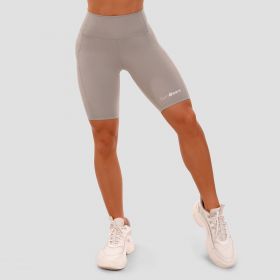 Pantaloni scurți pentru femei Biker Grey - GymBeam