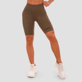 Pantaloni scurți pentru femei Biker Olive - GymBeam