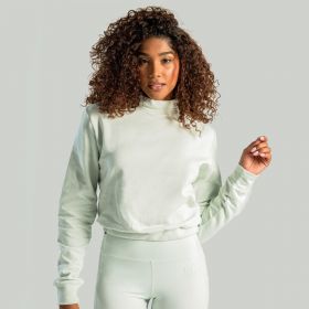 Hanorac pentru femei Essential High-Neck Moon Grey - STRIX