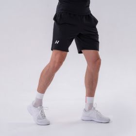 Pantaloni scurți pentru bărbați Relaxed-fit Black - NEBBIA
