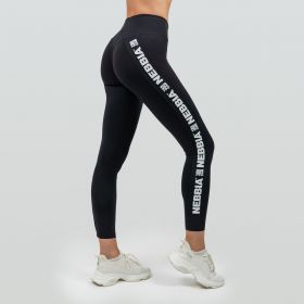 Colanți pentru femei High Waist ICONIC Black - NEBBIA