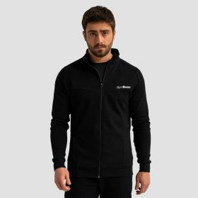 Hanorac cu fermoar Limitless Black - GymBeam