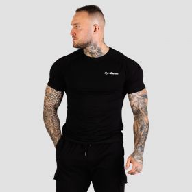 Tricou Fitted TRN Black - GymBeam