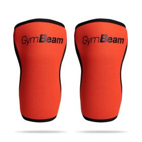 Bandaj din neopren pentru genunchi Conquer Red - GymBeam