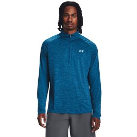 Tricou pentru bărbați Tech 2.0 1/2 Zip Blue - Under Armour