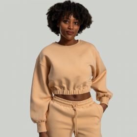 Hanorac pentru femei Lunar Cropped Sandshell - STRIX