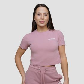 Tricou pentru femei Cropped Agile Woodrose - GymBeam