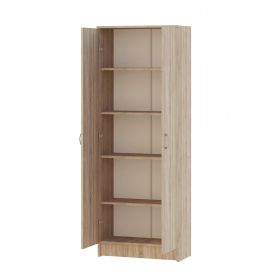 Biblioteca Flint, 2 Usi, Stejar Sonoma, 70 x 32 x 200 cm