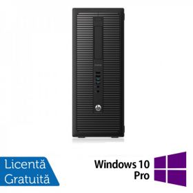 Calculator HP EliteDesk 800G1 Tower, Intel Core i5-4570 3.20GHz, 4GB DDR3, 500GB SATA, DVD-ROM+ Windows 10 Pro