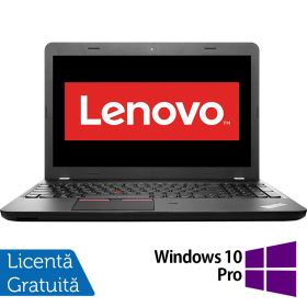 Laptop Refurbished Lenovo ThinkPad E550, Intel Core i3-5005U 2.00GHz, 8GB DDR3, 128GB SSD, 15.6 Inch HD, Webcam, Tastatura Numerica + Windows 10 Pro