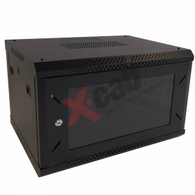 Cabinet metalic de perete 19', tip rack wallmount, 9U 600x800 mm, Xcab S Negru