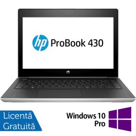 Laptop Refurbished HP ProBook 430 G6, Intel Core i3-8145U 2.10 - 3.90GHz, 8GB DDR4, 256GB SSD, 13.3 Inch Full HD, Webcam + Windows 10 Pro