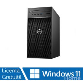 Workstation Refurbished Dell Precision 3630 Tower, Intel 6-Core i7-8700 3.20 - 4.60GHz, 32GB DDR4, 512GB SSD NVME + 2TB HDD SATA, nVidia Quadro K2200/4GB, DVD-RW, Windows 11 Home