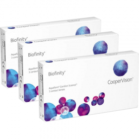 Biofinity lunare 3 x 3 lentile/cutie