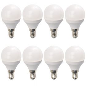 Set 8 Becuri LED Drimus 6W E14 Lumina Rece DL 6064