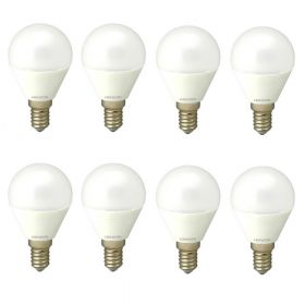 Set 8 Becuri Led E14 Lumina calda 4W DLF 3041