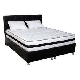 Set Saltea Super lux 140x190x26 Iris plus 2 perne microfibra 50x70
