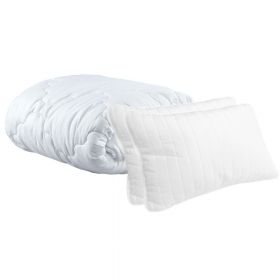 Set Saltea Super Lux Ortopedica Iris 160x200x26 plus 2 perne 50x70 plus Husa hipoalergenica plus Pilota microfibra iarna 180x200