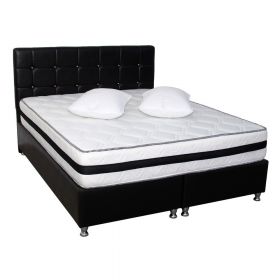 Set Saltea superlux ortopedica 160x190x26 Iris plus 2 perne microfibra 50x70
