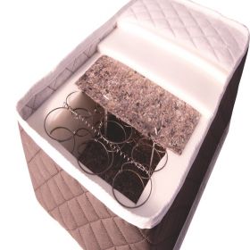 Set Saltea superortopedica Lux Praga 160x200 plus 2 perne microfibra 50x70