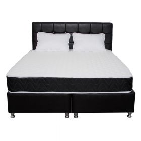Set Saltea superortopedica Lux Praga 160x200 plus 2 perne microfibra 50x70