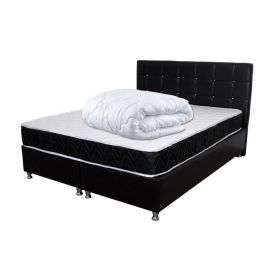 Set Saltea Superortopedica Lux Praga 160x200 plus Pilota microfibra iarna 180x200