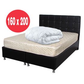 Set Saltea Superortopedica SOFIA 160x200x20 plus Pilota microfibra vara 180x200