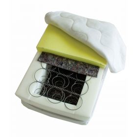 Set Avantaj saltea Cronos HR Spring Comfort 140x200 plus 2 perne plus Husa hipoalergenica plus Pilota iarna microfibra 180x200