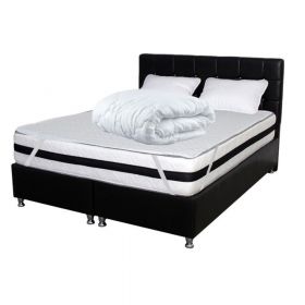 Set Avantaj Saltea Memory Foam cu arcuri Azalee 140x200x25 plus 2 perne plus Husa hipoalergenica plus Pilota iarna 180x200
