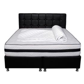 Set Saltea Memory foam Crin 140x200x25 plus husa hipoalergenica